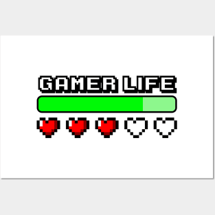 Gamer Life - heart Gamer #2 Posters and Art